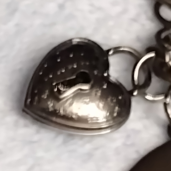 NEW IN BAG BEBE Shiny Bronze KeyRing/Bag Charm with Rhinestone Heart - Picture 12 of 12